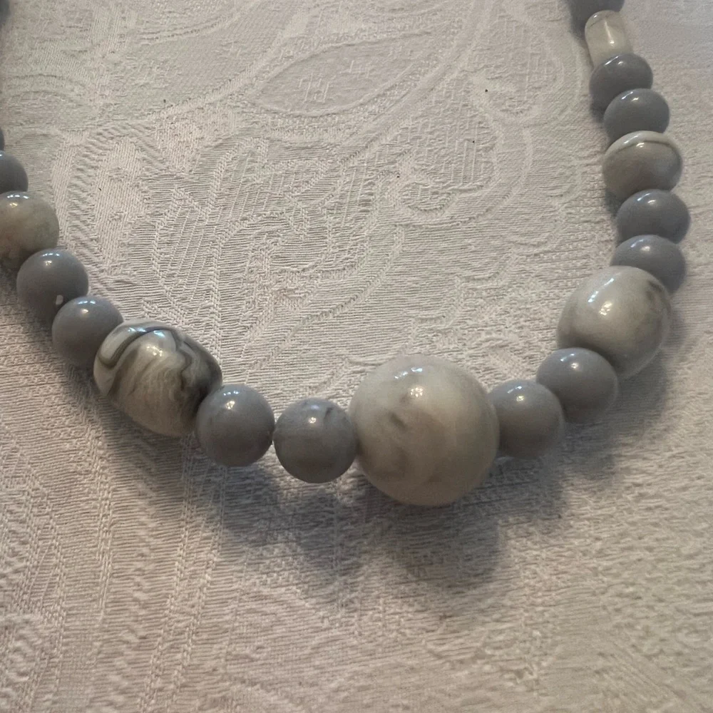VINTAGE Gray Beaded Necklace And Earrings
Final Markdown - Picture 4 of 4